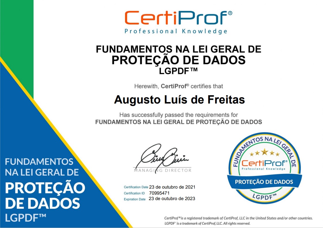 Lei Geral de Proteção de Dados